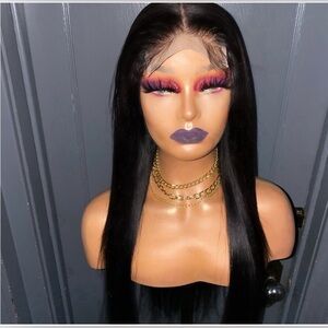 28 inch custom closure wig